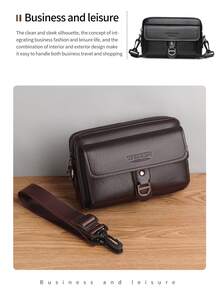 WEIXIER Unisex Crossbody Bag, Shoulder Bag, Coin Purse, Handbag, Multi-Compartment Large Capacity, Detachable Shoulder Strap, Clutch, Wallet, Commuter Bag, Casual Daily Bag, Gift For Friends And Family - Multicolor - View 7