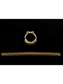 Silicone Ring Size Measuring Guard - Flexible Invisible Spiral Tightener For Loose Rings, No Power Required Ring Accessory Adjuster, Transparent Ring Size Adjuster Kit - Gold - View 5