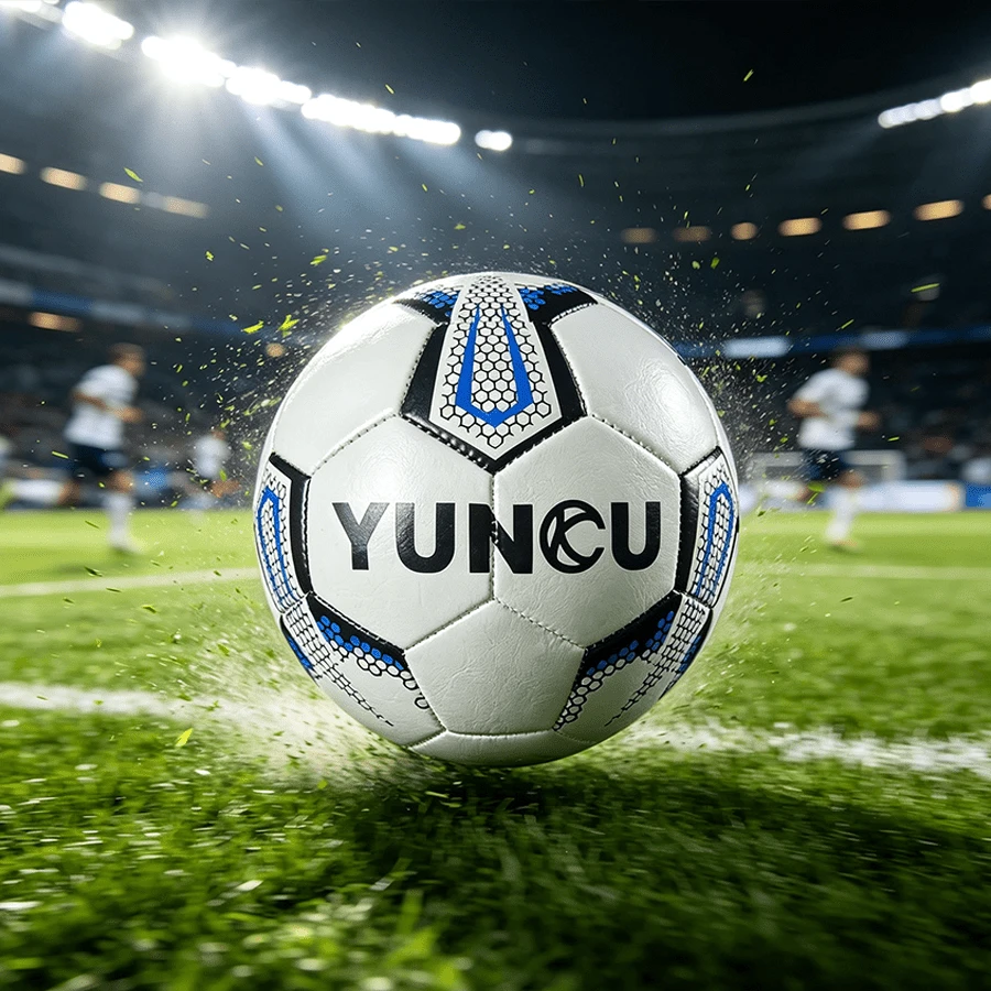 1個 YUNCU 耐磨足球,訓練賽事足球,體能運動,防滑縫製球,適用於室內與室外 - 彩色 - 查看 1