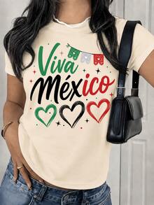 Women T-Shirts - Apricot - View 1