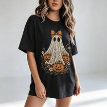 Women T-Shirts - 黑色 - 查看 2