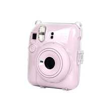 Fujifilm Mini 12 Mini 13 透明相機保護殼,防震防刮透明保護套,附照片收納功能,時尚戶外旅行相機保護套 - 查看 12