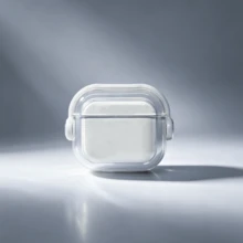 Creative Minimalist Stand Earphone Protective Case Compatible With Apple 1/2 Pro, 3/Pro (2nd Generation), 4/Pro3 - Clear - View 3