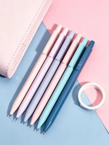 10 buah/Set, Set Pensil Mekanik Warna-warni Morandi, Isi Pensil 0,5mm/0,7mm, Desain Minimalis Warna Solid, Pensil Mekanik Plastik, Perlengkapan Pelajar dan Kantor, Perlengkapan Penting untuk Kembali ke Sekolah - Pensil mekanik berwarna - View 4