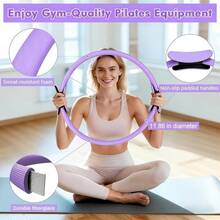 14-Piece Pilates Starter Set For Home Workout, Essential Pilates Equipment Set For Women Beginners, With Mini Yoga Ball, 14-Inch Pilates Ring, Resistance Band And Accessories - Multicolor - View 10