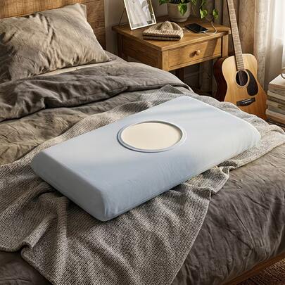 Summer Ice Silk Cooling Pillowcase, Memory Pillow Cover, Breathable And Sweat-Wicking, Non-Slip, Non-Shifting, Contoured Fit, Minimalist Solid Color, Suitable For Bed And Sofa