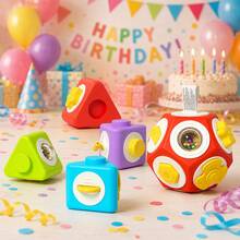 5pcs Baby Busy Cube Building Blocks Set, Early Education Sorting Stacking Toy, Develop Fine Motor Skills, Suitable For Boys And Girls Halloween Christmas Birthday Gift - Multicolor - View 10