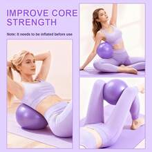 14-Piece Pilates Starter Set For Home Workout, Essential Pilates Equipment Set For Women Beginners, With Mini Yoga Ball, 14-Inch Pilates Ring, Resistance Band And Accessories - Multicolor - View 7