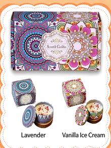 20/12/8/4/2/1pcs Vintage Pattern Smokeless Long-Lasting Scented Candles, Comes With Colorful Gift Box, Rich Fragrance, Suitable For Home And Hotel Room Decoration, Perfect Choice To Decorate Your Home And Bedroom. Also Great For New Semester, Halloween And Christmas Gifts - Multiple Styles - View 14