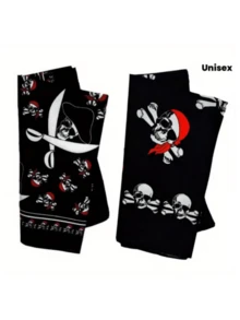 5pcs/3pcs/1pc Pirate Skull Bandana - Hip Hop Street Dance Headscarf For Pirate Costume Accessory - Unisex Motorcycle Riding Face Mask - Cycling, Hiking And Outdoor Sports Face Mask Headscarf - Multicolor - View 4