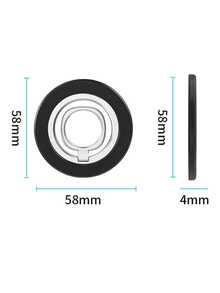 Strong Magnetic Phone Ring Holder, Detachable Magnetic Phone Ring Stand, Suitable For Smartphones, 360° Rotating Foldable Magnetic Phone Stand, Suitable For Driving, Video Chatting, Office Work, Phone Games And Daily Life - Multicolor - View 9