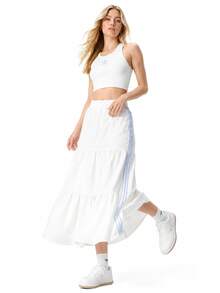 Adidas Clover New Women's Sports Skirt, Comfortable And Breathable Cake Skirt - White - View 3