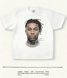 Michael Olise Graphic Tee – Football Autographed Streetwear Shirt – Premium Cotton Unisex T-Shirt -  1717 - White - View 7