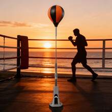 1 Set Indoor Boxing Reaction Ball, Upgraded Indoor Boxing Reaction Ball. Reinforced Fiber Leather Surface Standing Speed Ball - Provides Powerful Boxing And Fitness Training For Adults, Teens And Seniors. Adjustable Size For Reaction Training. Boxing Reflex Speed Ball, Adjustable Height Freestanding Punching Ball With Suction Cup Base, Home Gym Boxing Reaction Training Equipment, Standing Speed Ball With Strong Suction Cup, Suitable For Adult Boxing Training And Fitness. Comes With All-Terrain Suction Base, Equipped With Wrench And Air Pump - Multicolor - View 4
