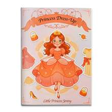 Princess Sticker Book For Girls, Cute Fantasy Sticker Activity Book, Creative Reusable Sticker Pages, Princess Dress Up Game, Fairy Tale World Coloring & Matching Activity Book, Fun Learning Craft Book, Imagination Development Toy, Travel Activity Bo - Children's Princess Sticker Book - View 21