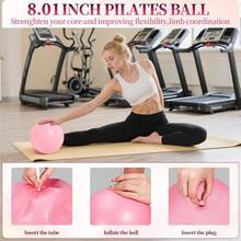 14-Piece Pilates Starter Set For Home Workout, Essential Pilates Equipment Set For Women Beginners, With Mini Yoga Ball, 14-Inch Pilates Ring, Resistance Band And Accessories - Multicolor - View 9
