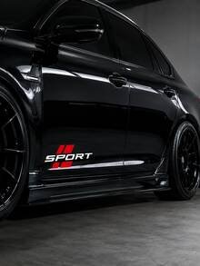 Satu Set Berisi 2 Stiker Emblem Mobil Sport Baru Ukuran 19 Inci, Cocok untuk Dekorasi Fender Samping dan Bagasi, Menambah Gaya pada Kendaraan Anda! - A - View 6