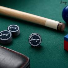 1 đầu cơ bida 14mm màu đen 8 lớp da lợn, độ bám cao và chống mài mòn, phù hợp cho pool Mỹ và snooker - màu đen - Xem 7