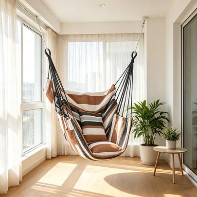 Hanging Swing Chair-300-Pound Weight Capacity, Suitable For Indoor And Outdoor Use. Perfect For Gardens, Patios, Balconies, And Bedrooms. Durable. Ideal For Reading Nooks And Both Indoor And Outdoor Use Available In A Variety Of Colors