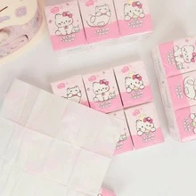 1/3/6/9/18 Packs Portable Pocket Handkerchief Paper, Restaurant, Campus, Dormitory Handkerchief Paper, Cartoon Cute Student Handkerchief Paper[Random Style] - Multicolor - View 2