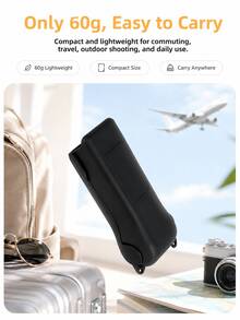 Osmo Pocket 4 快拆收納保護殼，PC+矽膠全包覆相機保護殼，內建濾鏡收納槽附腕帶，60g 輕量便攜，適合 Vlog、戶外拍攝、旅行與日常攜帶 - 查看 8
