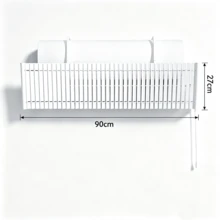 Universal Adjustable AC Air Deflector With Metal Grille, Adjustable Angle, Does Not Interfere With Remote Control Signal - Portable - View 2