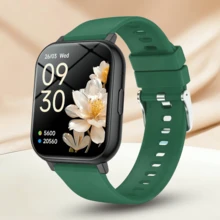 QAGSFLC Unisex Smart Watch With Wireless Calling & Message Alerts, Pedometer, Calorie, Distance Tracking, Multi-Sport Modes, Music Control, Remote Camera, Alarm, Metal Case & Silicone Strap, 180mAh Battery, USB Charging, Multi-Function Smart Watch For Smartphones, Holiday Gift, Birthday Gift - Multicolor - View 18