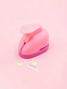 1pc Heart-Shaped Embossing DIY Tool (Suitable For Cards And Fabrics) - Handheld Heart Pattern Embossing Machine, Perfect For Scrapbooking, Paper Crafts And Gift Making; Manual Punching/Embossing Tool, Card Making Supplies, Valentine's Day Gift, Back To School Supplies - Multicolor - View 11
