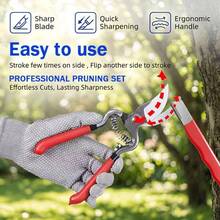 A Compact And Portable Knife Sharpener, Suitable For Small Hunting Knives, Spring Knives And Garden Shears. It Is A Great Helper For Carrying Sharpening Tools And Garden Tools. - Multicolor - View 4
