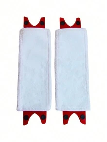 1/2/3/4/10pcs Reusable Mop Replacement Pads For UltraMax UltraMaT, Washable Mop Replacement Cloth - White - View 8