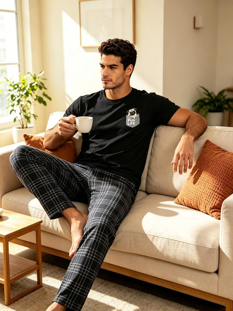Men Loungewear Sets - Mixed Colors - View 1
