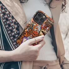 Casing Ponsel Halloween Anti Guncangan Pelindung Kompatibel dengan iPhone 17 16 15 14 Pro Max Plus 13 12 11 - MultiWarna - View 2