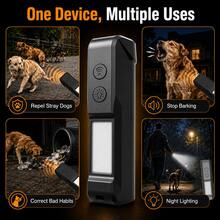 Alat Pengusir Anjing Ultrasonik 2-in-1, Perangkat Anti-Gonggong Isi Ulang, Senter LED Portabel, Koreksi Hewan Peliharaan yang Manusiawi, Penggunaan di Luar Ruangan - MultiWarna - View 7