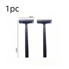1/50/110pcs Disposable Razor Holder With Transparent Safety Cap, Unisex, Multi-Functional Portable Razor Holder, Suitable For Bathing, Hotel, Travel And Other Occasions, Black - Multicolor - View 6