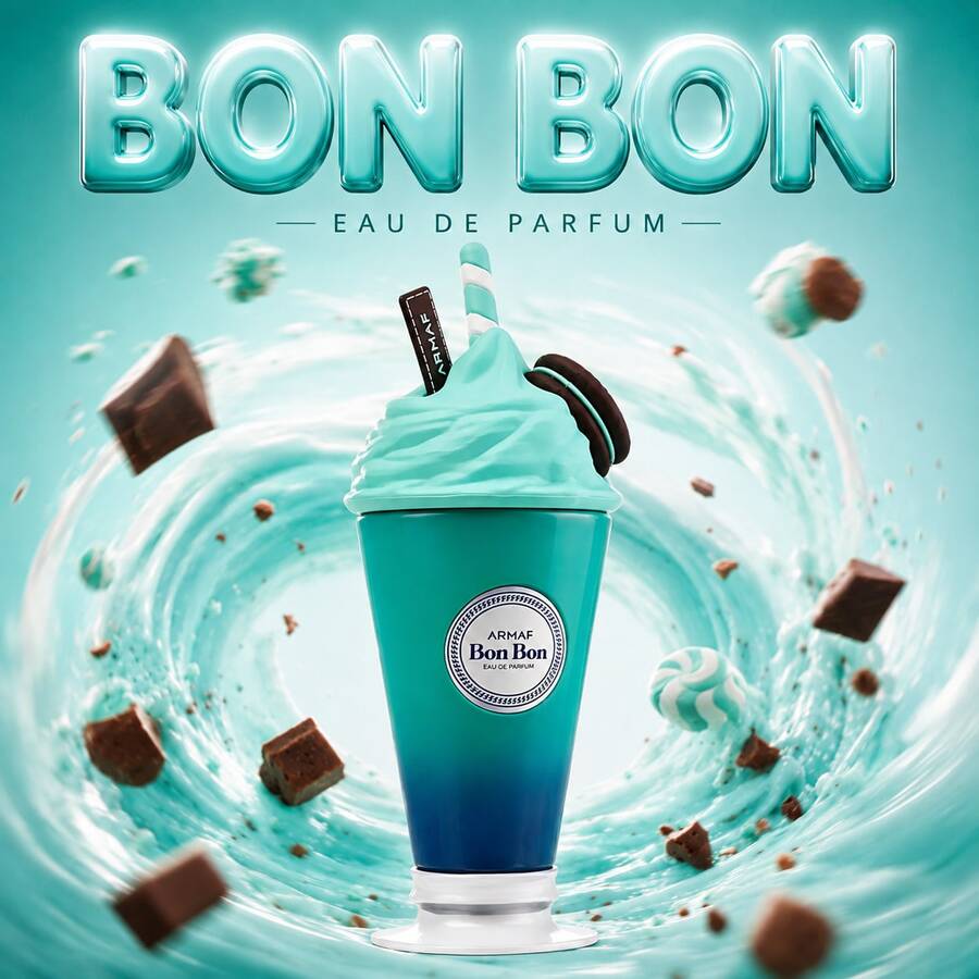 Armaf Bon Bon Perfume Unisex EDP 100ml (3.4 Oz) | Frutal Gourmand Dulce | Eau de Parfum - Agua de perfume - Ver 1
