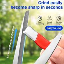 A Compact And Portable Knife Sharpener, Suitable For Small Hunting Knives, Spring Knives And Garden Shears. It Is A Great Helper For Carrying Sharpening Tools And Garden Tools. - Multicolor - View 5