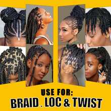 Goiple 2 Fl Oz Braid Styling Mousse - Long-Lasting Hold, Moisturizing & Shiny, Smooth Frizz, Suitable For Braids, Locks, Twists, Curls, Set Includes Tail Comb & Braid Bonnet - Clear - View 7