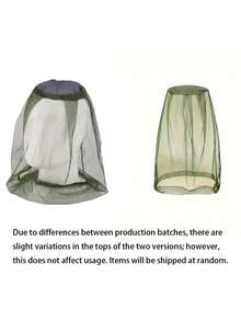 2pcs Extra Large Mosquito Head Net, Heavy Duty Fine Mesh Insect Net, Effectively Protects Against West Nile Virus And Zika Virus, Blocks Mosquitoes, Flies And Tiny Insects, Suitable For Outdoor Camping, Hiking And Wilderness Activities - Multicolor - View 5