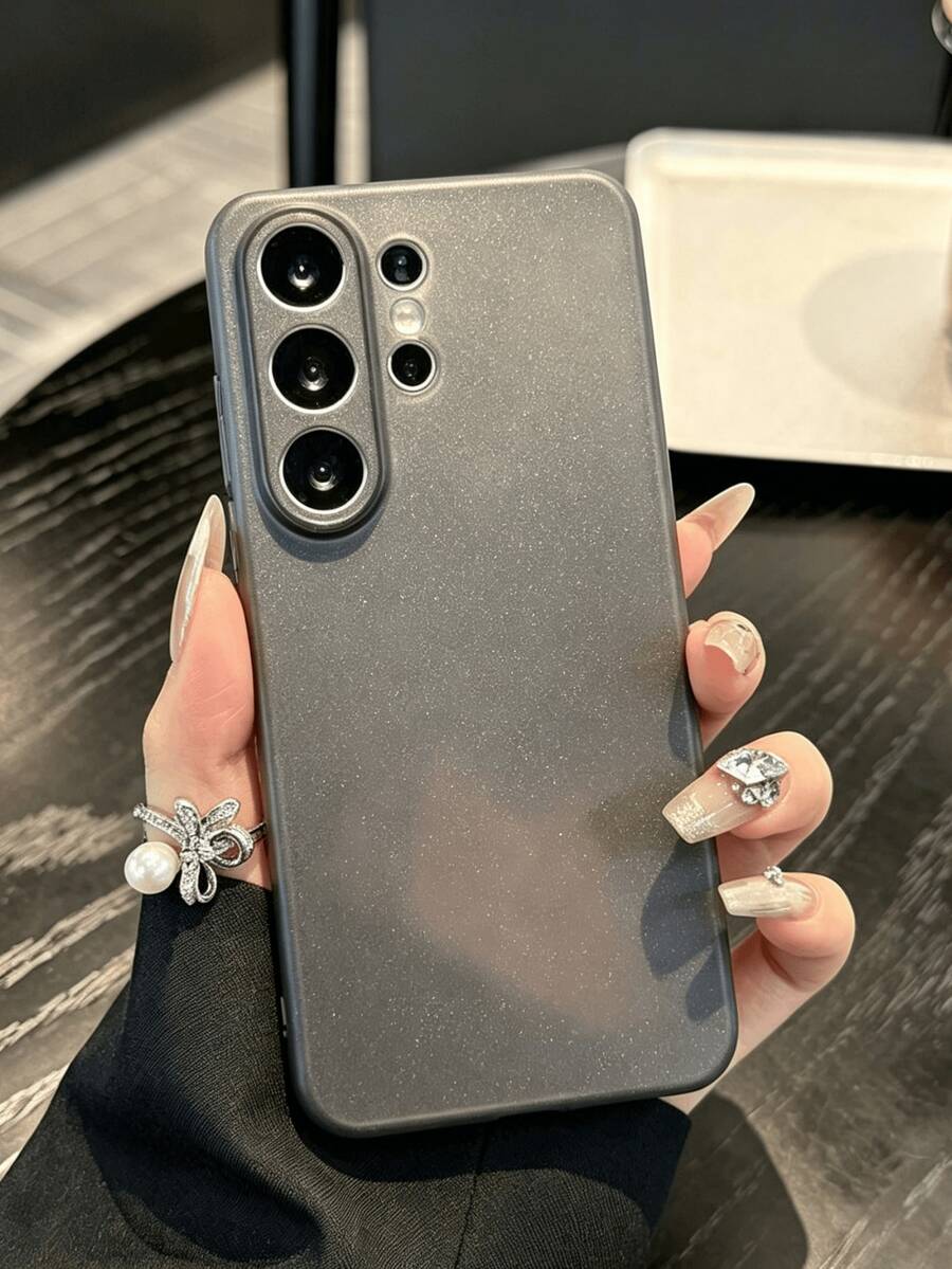 薄款磨砂防震手機殼，適用於 Galaxy A57 A37 A17 A07 A56 A36 A26 A16 A06 A05 A15 A25 A35 A55 A12 A13 S24 Plus S25 FE S26 Ultra - 黑色 - 查看 1