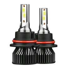 2 个 H11 H7 H4 H1 H3 H13 9005/HB3 9006/HB4 9004 9007 9012 LED 大灯灯泡，6500K 冷白，明亮的 LED 灯泡，全光束汽车大灯灯泡，适用于汽车前灯、雾灯、远光/近光灯，400% 超亮 - 深灰色 - 查看 15