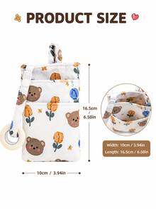 Tempat Pena Perawat Bergambar Beruang Lucu, Tas Penyimpanan Multi-Saku Tahan Air, Organizer Perlengkapan Medis Portabel dengan Pegangan, Cocok untuk Perawat, Kantor, dan Penggunaan Sehari-hari - Satu ukuran cocok untuk semua. - View 3
