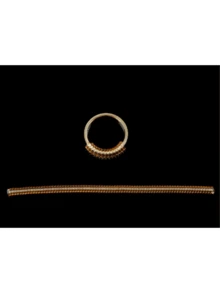 Silicone Ring Size Measuring Guard - Flexible Invisible Spiral Tightener For Loose Rings, No Power Required Ring Accessory Adjuster, Transparent Ring Size Adjuster Kit - Gold - View 2