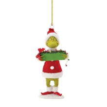 Panini Paket Ornamen Gantung Resin Karakter Grinch yang Meriah, Liontin Dekorasi Pohon Natal untuk Dekorasi Suasana Liburan Dalam Ruangan - Gaya acak - View 3