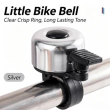 2Pcs Aluminum Alloy Bicycle Bell, Crisp And Loud Cycling Warning Bell, Lightweight And Easy To Install, Multiple Colors Available - Multicolor - View 2