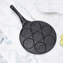 1 buah Wajan Pancake Kecil, Panci Pancake Kecil, Pembuat Pancake dengan 7 Desain Cetakan - View 9