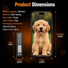 Alat Pengusir Anjing Ultrasonik 2-in-1, Perangkat Anti-Gonggong Isi Ulang, Senter LED Portabel, Koreksi Hewan Peliharaan yang Manusiawi, Penggunaan di Luar Ruangan - MultiWarna - View 2