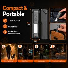 Alat Pengusir Anjing Ultrasonik 2-in-1, Perangkat Anti-Gonggong Isi Ulang, Senter LED Portabel, Koreksi Hewan Peliharaan yang Manusiawi, Penggunaan di Luar Ruangan - MultiWarna - View 9