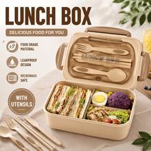 Portable Leak-Proof Lunch Box, Microwave & Dishwasher Divided Meal Box For Office School Picnic - Lunch Box - View 5