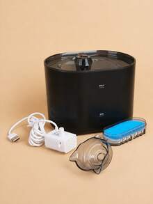 2.2L Pet Water Fountain (Replacement Filter Cartridge Can Be Purchased Separately), Cat Water Fountain, Automatically Filters Impurities In Water, Super Quiet, USB Powered Without Adapter, Easy To Install, This Set Of Images Is Real Shot - 2.2L - View 9