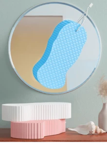 1/2/4 Powerful Dirt-Removing Bath Sponges, Fish Scale Pattern Exfoliating Bath Cotton, Reusable Foaming Bath Sponges, Which Can Remove Dead Skin And Dirt And Are Suitable For Daily Use In Bathrooms, Gyms, Hotels And Rental Houses. - Multicolor - View 6